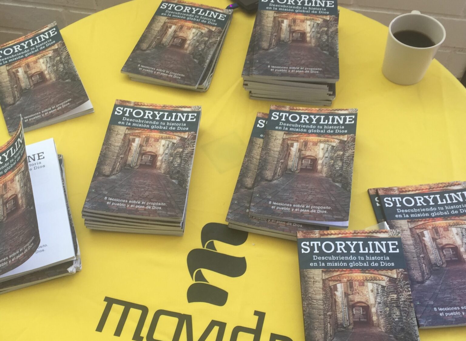 Storyline Study books at Movida's national meetings in Chile