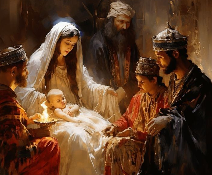 The birth of Jesus