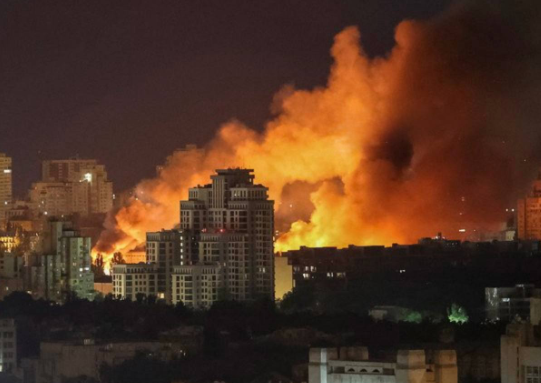Explosions in Kiev