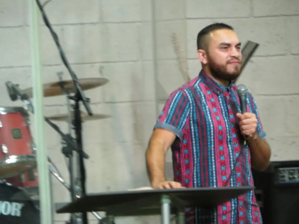 Warry Nunez preaching at Movida