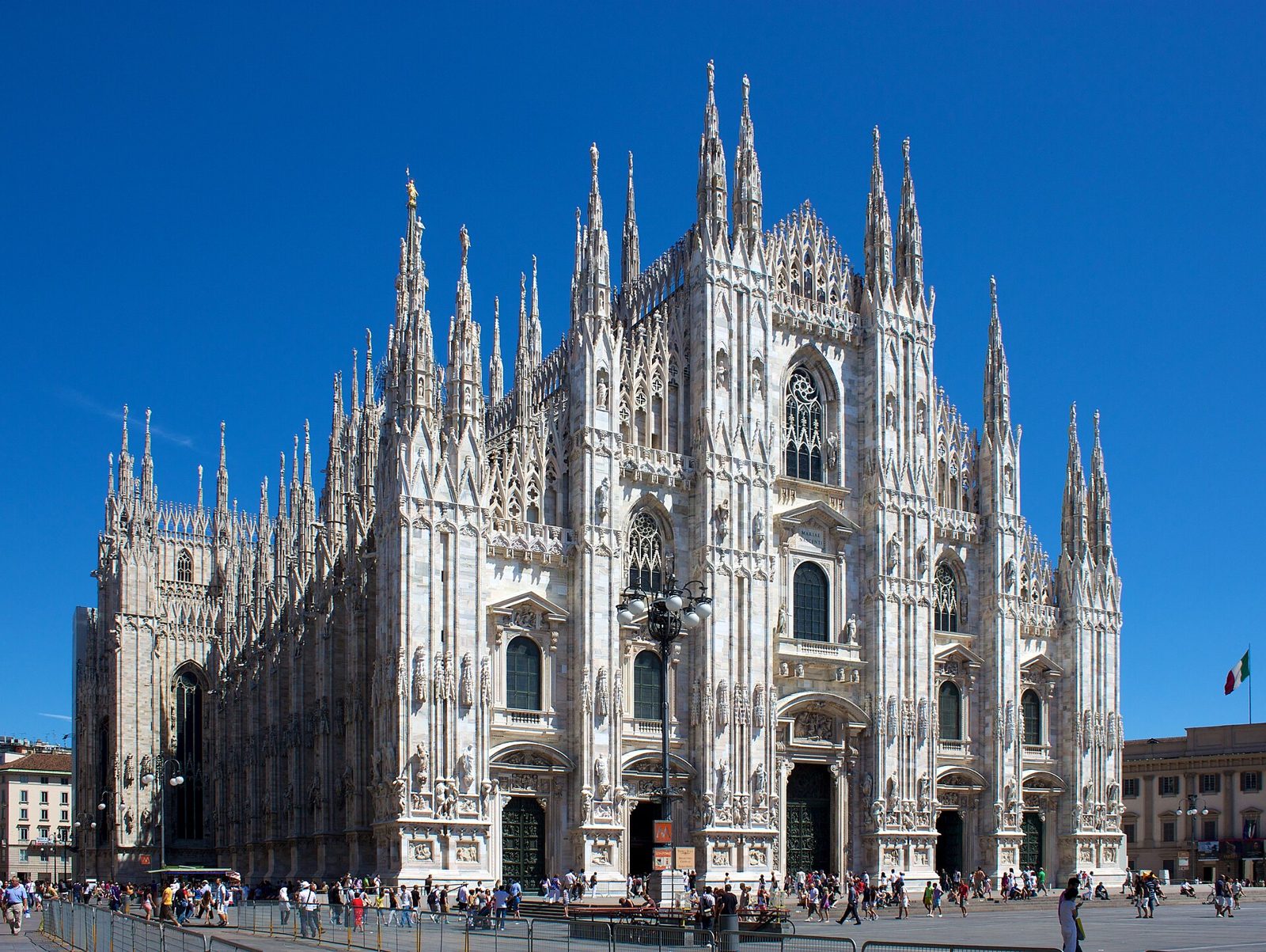 Milan Cathedral (Duomo di Milano) from the Piazza del Duomo